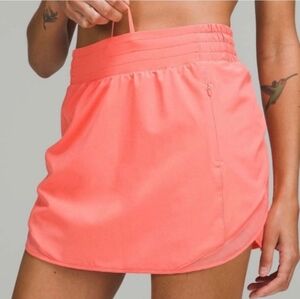 Lululemon Hotty Hot Peach Skort